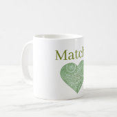 Tasse de café Matcha Love (Devant gauche)