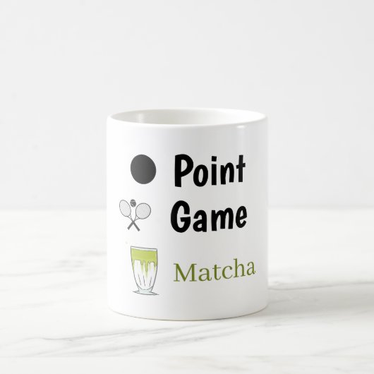 Tasse de café Matcha Point Game (Centre)