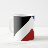 Tasse de café maximale rouge de drapeau (Devant gauche)
