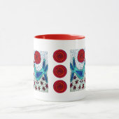 Tasse de café maya d'oiseaux (Centre)