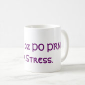 Tasse de café Médicale humoristique (Devant droit)