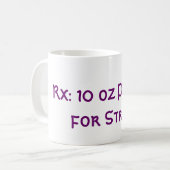 Tasse de café Médicale humoristique (Devant gauche)