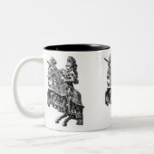 Tasse de café médiévale de chevaliers (Gauche)