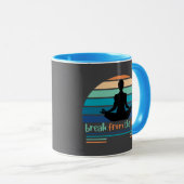 Tasse de café Méditation (Devant droit)