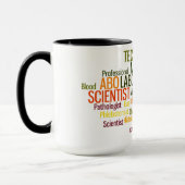 TASSE DE CAFÉ MÉLANGÉE DE MOTS DE LABORATOIRE (Gauche)
