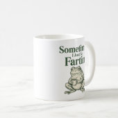 Tasse de café Mème de Grenouille Drôle (Devant droit)