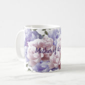 Tasse de café Mère de la mariée Pivoines (Devant gauche)