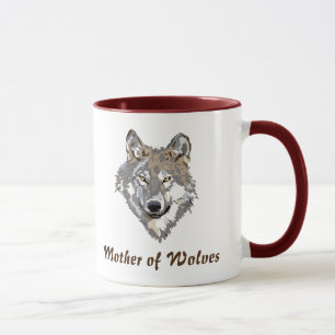 tasse de café mère de loups