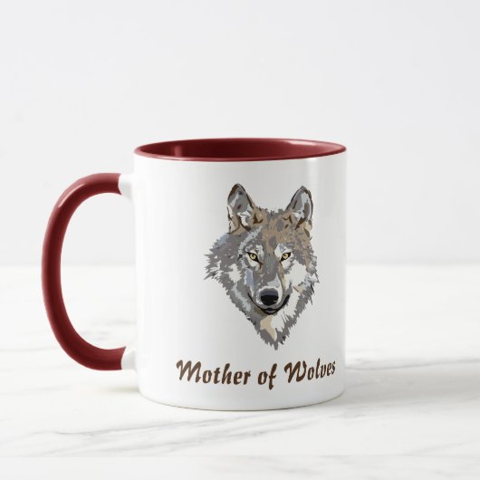 tasse de café mère de loups (Gauche)