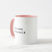 Tasse de café Message Fin de la violence armée (Devant gauche)