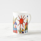 Tasse de café mexicaine de scène (Devant droit)