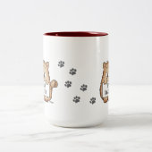 Tasse de café mignonne avec le chat - séjour (Centre)