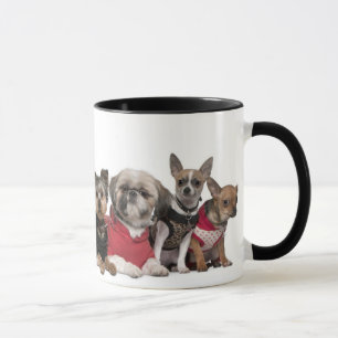 Tasse de café mignonne d'amis de chien