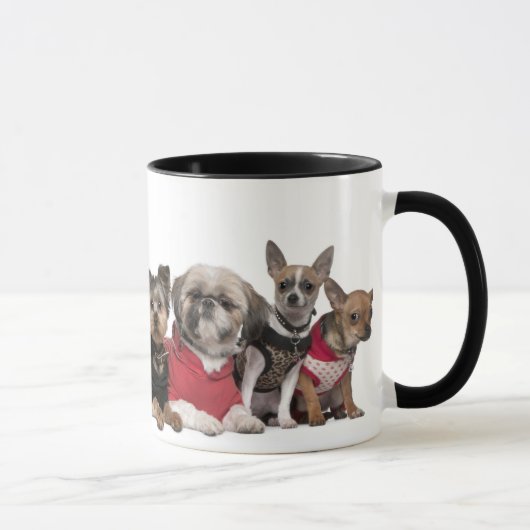 Tasse de café mignonne d'amis de chien (Droite)