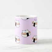 Tasse de café mignonne de chat de sushi (Centre)