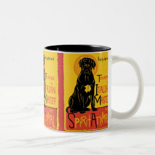 Tasse de café mignonne de chien de Corso de canne