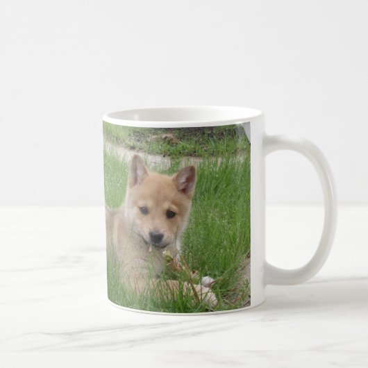 Tasse de café mignonne de chiot (Droite)