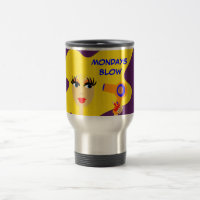 Tasse de café mignonne de "coup de lundi" de fille