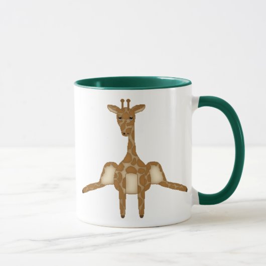 Tasse de café mignonne de girafe (Droite)