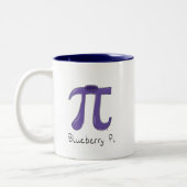 Tasse de café mignonne de jour des maths pi de la (Gauche)