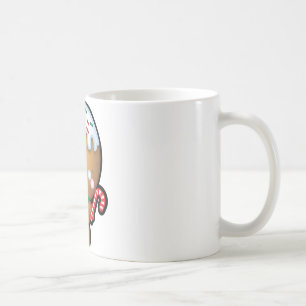 Tasse de café mignonne de Noël de bonhomme en pa