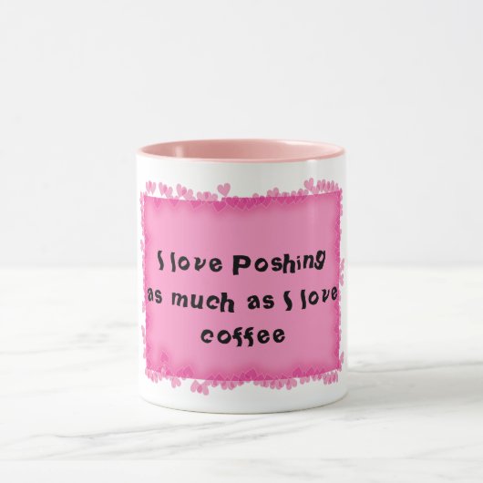 Tasse de café mignonne de Poshmark (Centre)