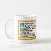 Tasse de café mignonne de prescription (Gauche)