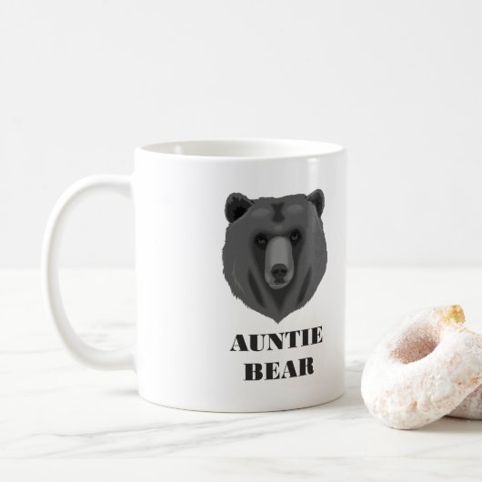 Tasse de café mignonne de tante Bear (Avec donut)