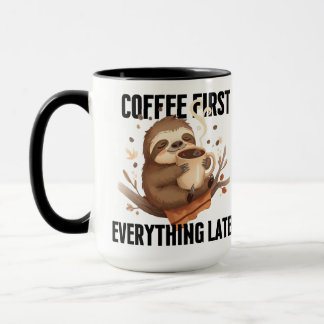 Tasse de café Mignonne Paresseux cadeau
