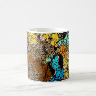 Tasse de café mince de section de météorite de
