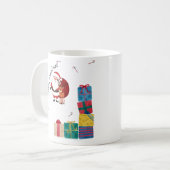 Tasse de café minimale Joyeux Noël (Devant gauche)