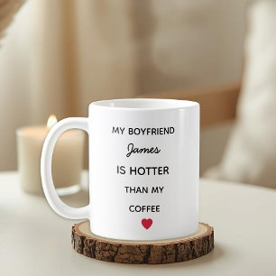 Tasse de café moderne personnalisée pour petit ami