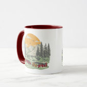 Tasse de café Montagnes (Devant gauche)