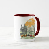 Tasse de café Montagnes (Devant droit)