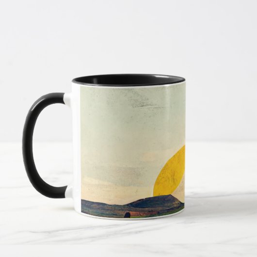Tasse de café monument graphique moderne de Monume (Gauche)