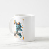 Tasse de café Moon Slam Dunk (Devant gauche)