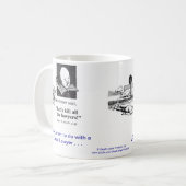 Tasse de café morte d'avocat d'assurance (Devant gauche)