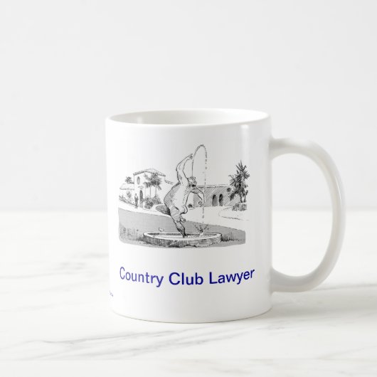 Tasse de café morte d'avocat de club national de (Droite)