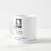 Tasse de café morte d'avocat de faute (Devant gauche)