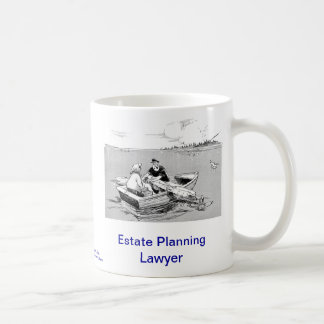 Tasse de café morte d'avocat de planification de