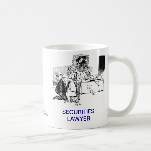 Tasse de café morte d'avocat de valeurs de Lawyer™ (Droite)