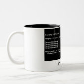 tasse de café morte de geek de cinglement (Gauche)