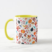 Tasse de café motif automne (Gauche)