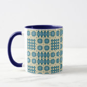 Tasse de café : Motif de tapisserie de Gallois, (Gauche)