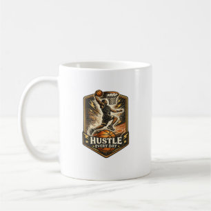 Tasse de café Motivation Basket-ball Hustle Every