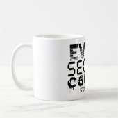 Tasse de café motivationnelle « Chaque seconde com (Gauche)