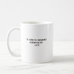 Tasse de café motivationnelle Lao Tzu