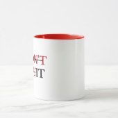 Tasse de café motivationnelle Ne pas abandonner (Centre)
