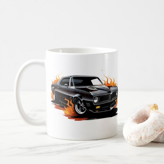 Tasse de café Muscle Car (Avec donut)