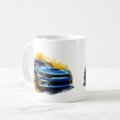 Tasse de café Muscle Car (Devant gauche)